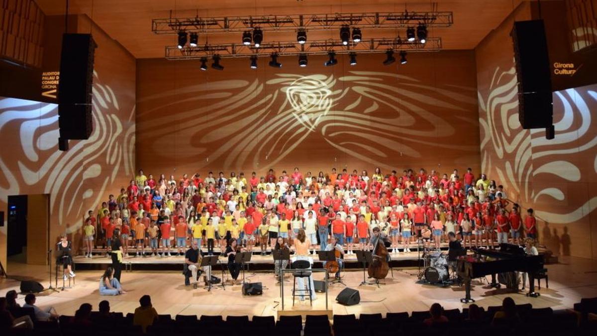 Una imatge d’aquesta edició del projecte “Tots Junts a Cantar”.