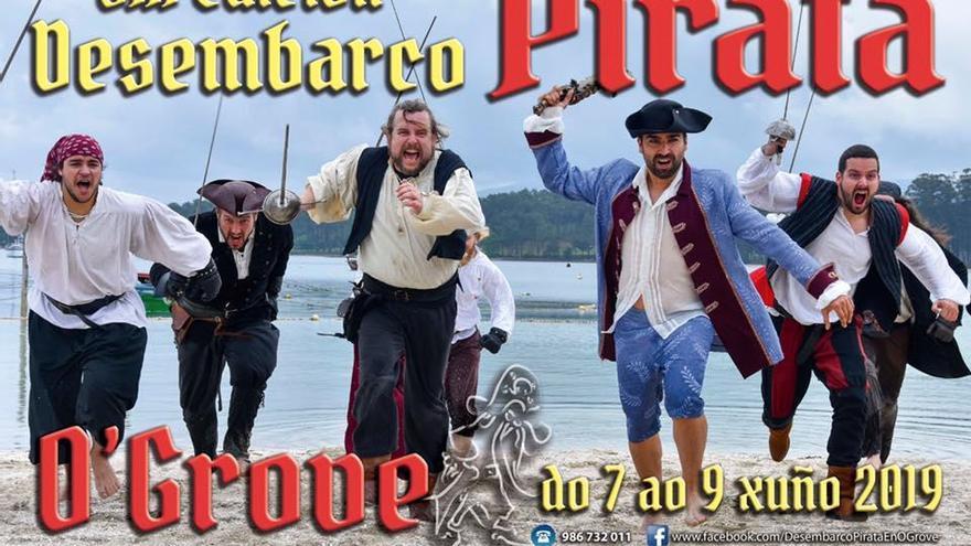 El cartel del Desembarco Pirata.