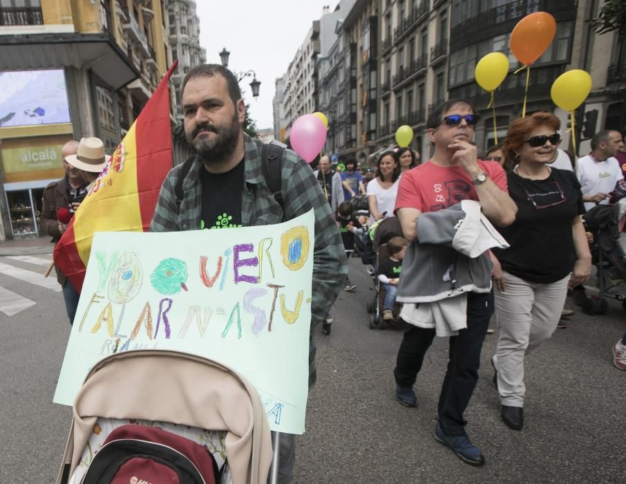 La manifestación, en imágenes