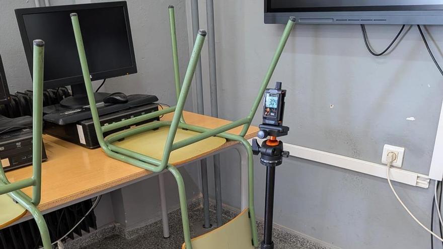 La iniciativa "Aules Socarrades" llega a la Safor: más de 30 grados en institutos de Gandia, Oliva y Tavernes de la Valldigna