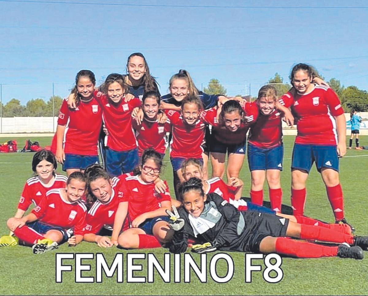 Plantilla del femenino de F8 del UD Aldaia CF