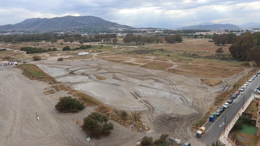 Terrenos de Arraijanal que acogerán la Academia del Málaga.