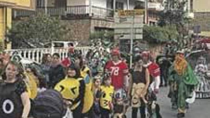 Desfile de Carnaval en Teverga el año pasado.