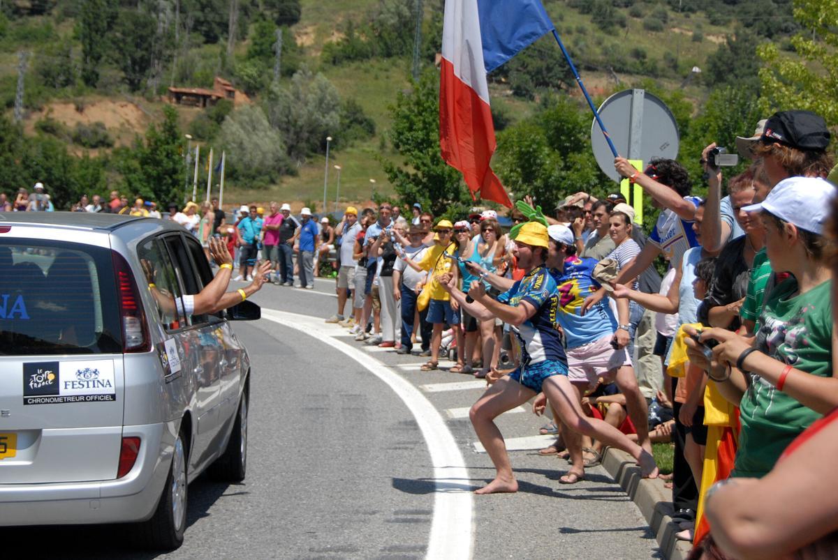 Etapa del Tour de Francia de 2009, a su paso por la Seu d'Urgell