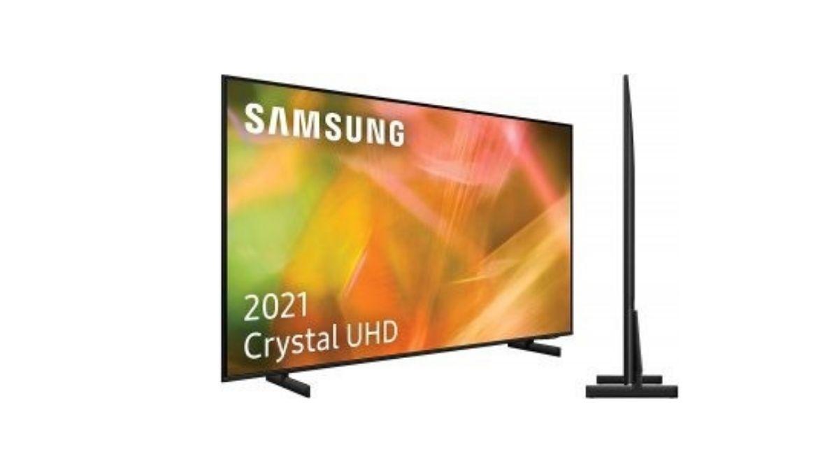 Samsung 4K UHD 2021 55AU8005, con Alexa, por menos de 500 euros.