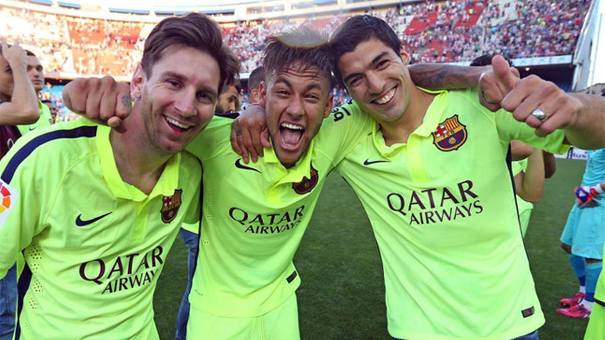 El triplete es posible con Messi, Suárez y Neymar