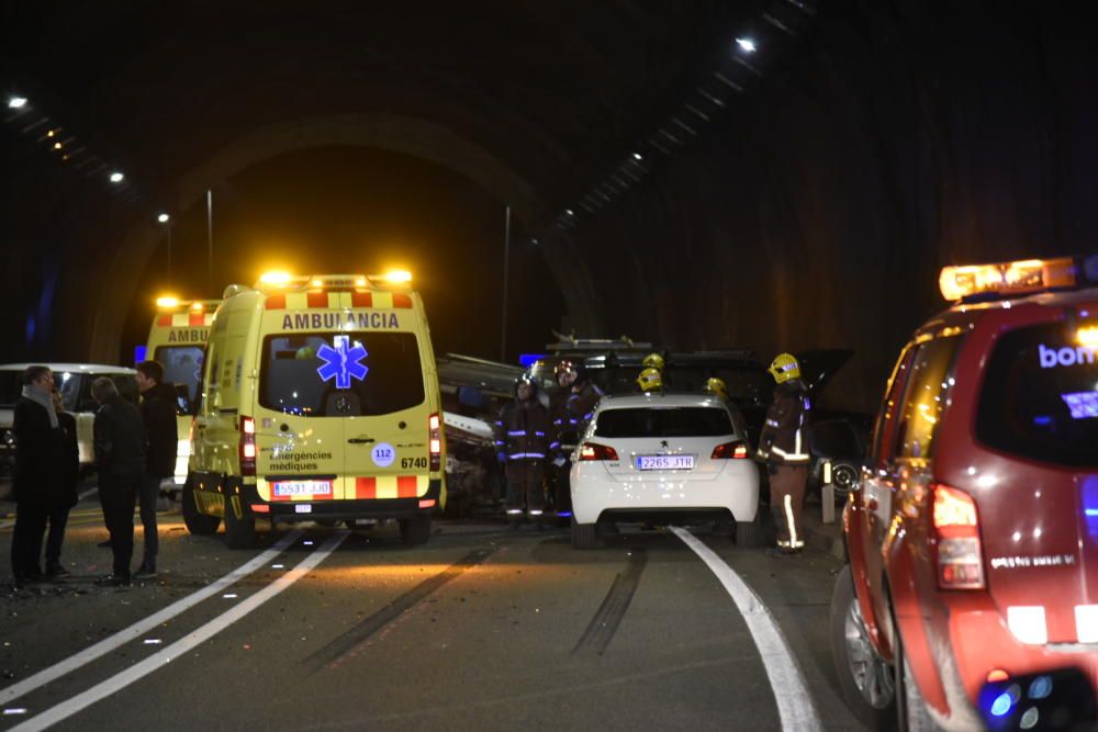 Accident al túnel de Salipota (C-55)