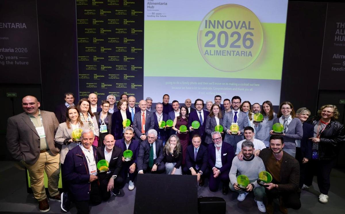 Los premiados Innoval de Alimentaria.