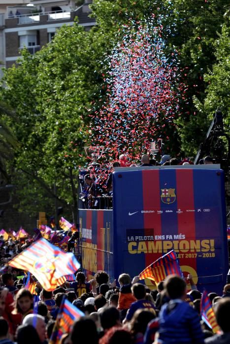 Rua del Barça: les millors fotos de la festa dels campions