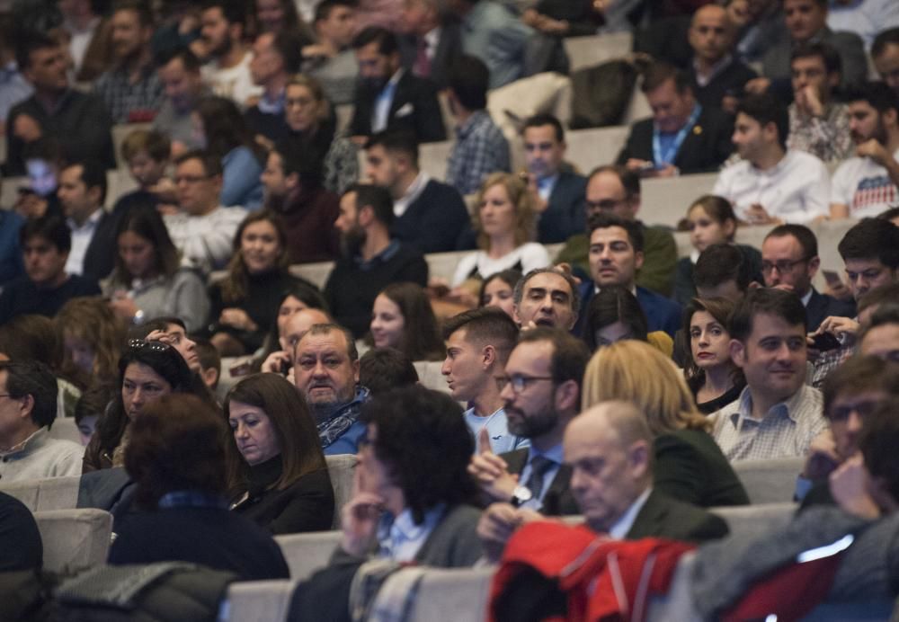 El tenista ofrece una charla en Palexco organizada por Banco Sabadell.