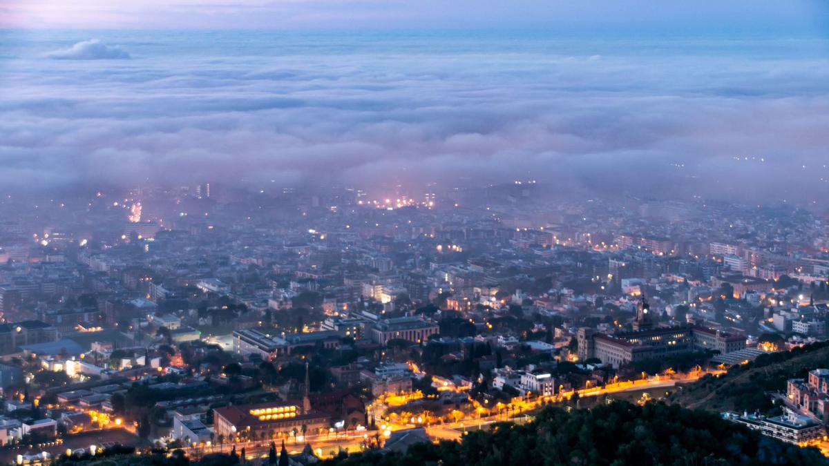 Niebla en Barcelona