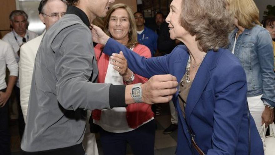 La Reina felicita a Rafa Nadal