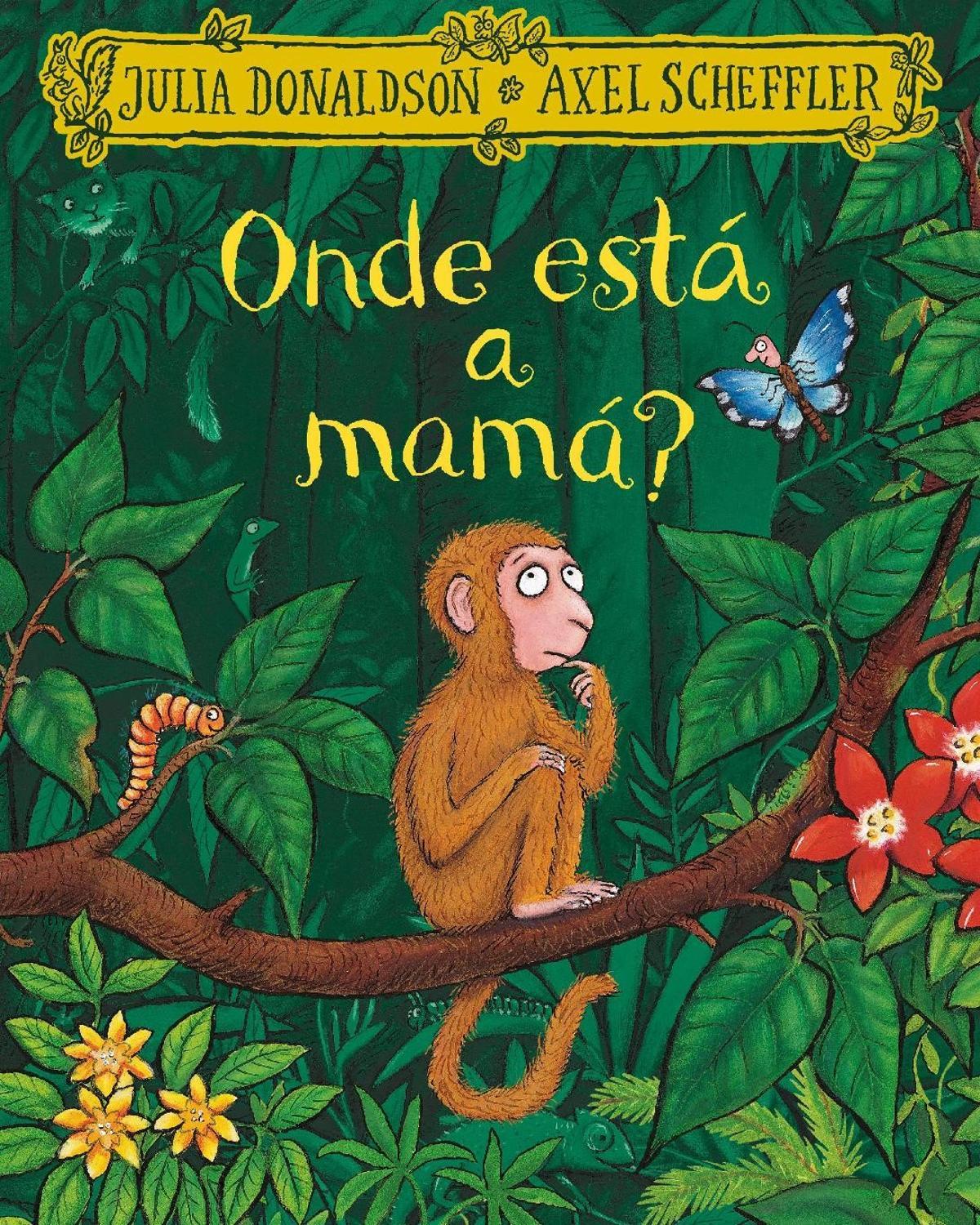 Portada do novo libro, "Onde está a mamá?".