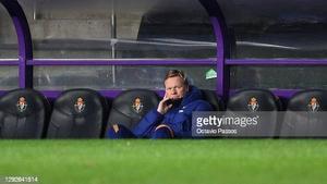 Koeman, en Valladolid.