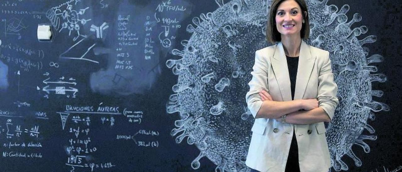 Pilar Domingo-Calap,  investigadora del  I2SysBio, centro del  CSIC-UV.  J.m.López