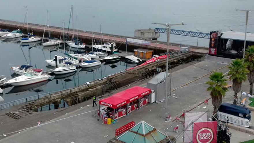 Accidente de O Marisquiño en Vigo: así amaneció el lugar del suceso