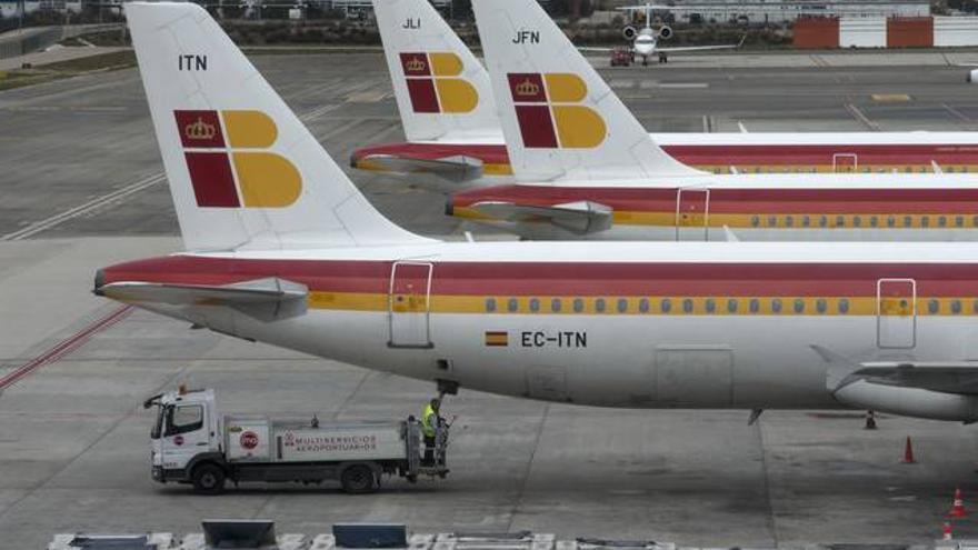 Iberia registró 351 millones de euros de pérdidas en el 2012