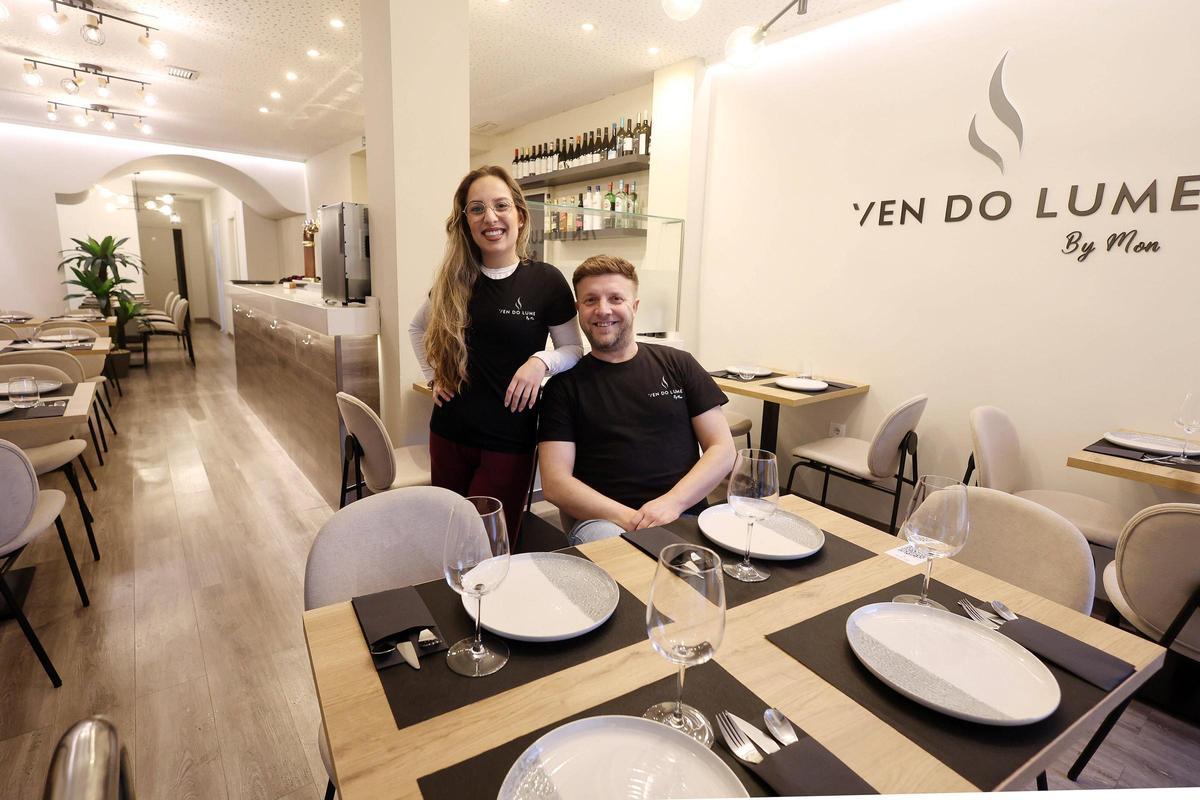 El restaurante Ven do lume propone un menú especial de 5 pases para celebrar San Valentín.