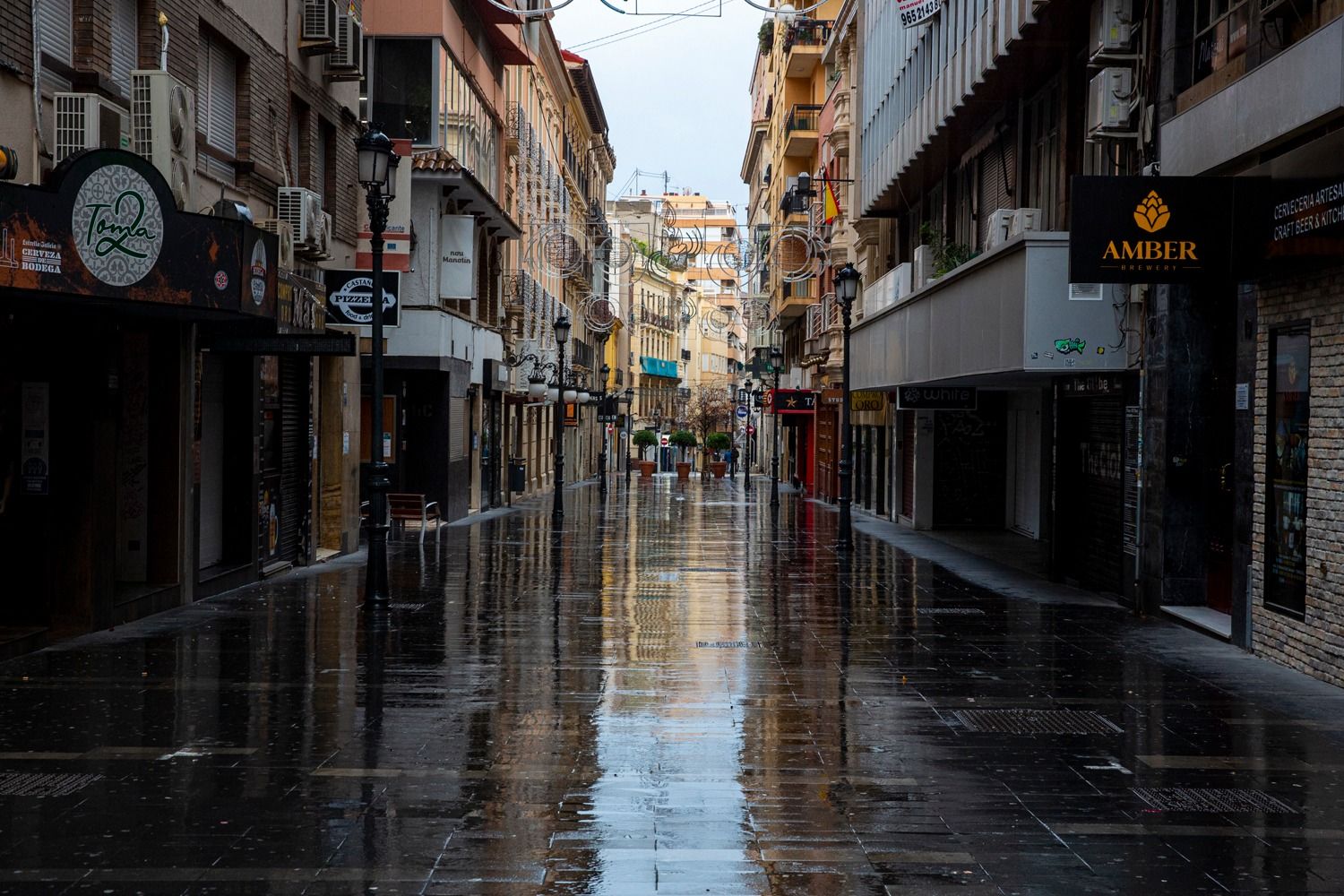 Primer día del cierre de la hostelería a las 17.00 horas