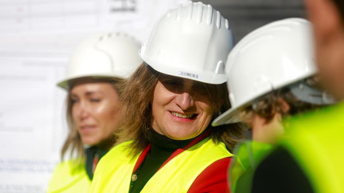 Visita de Teresa Ribera a la depuradora de Vila.