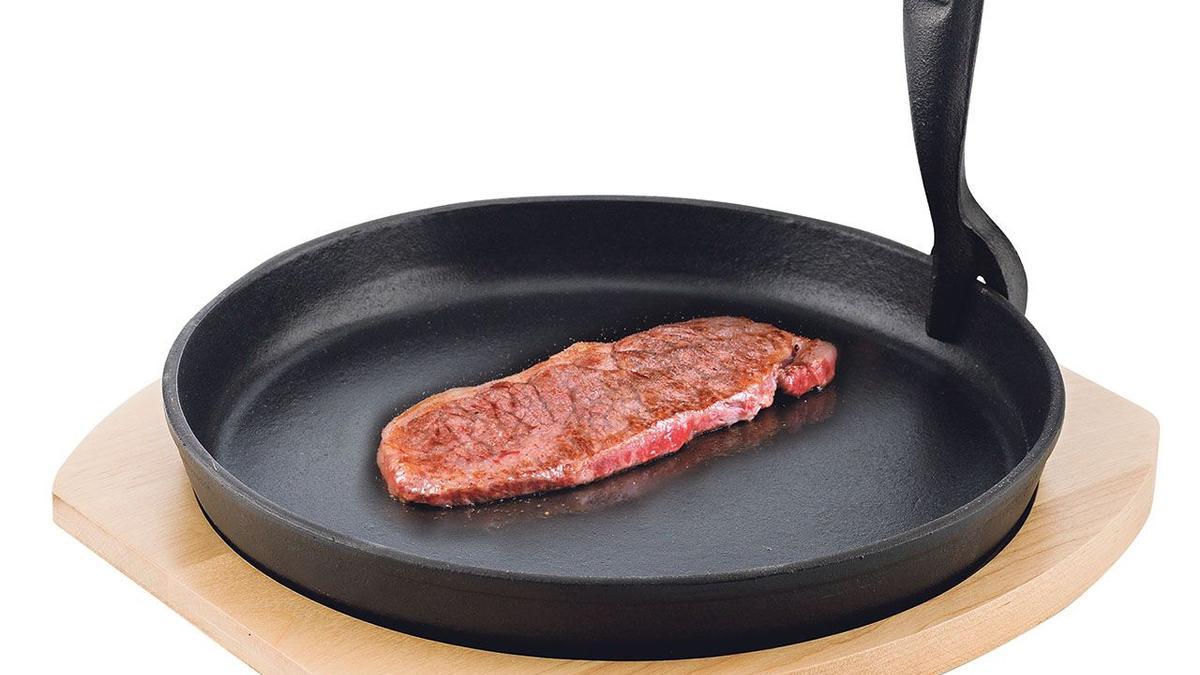 Plato Grill de tres piezas, ideal para cocinar carne