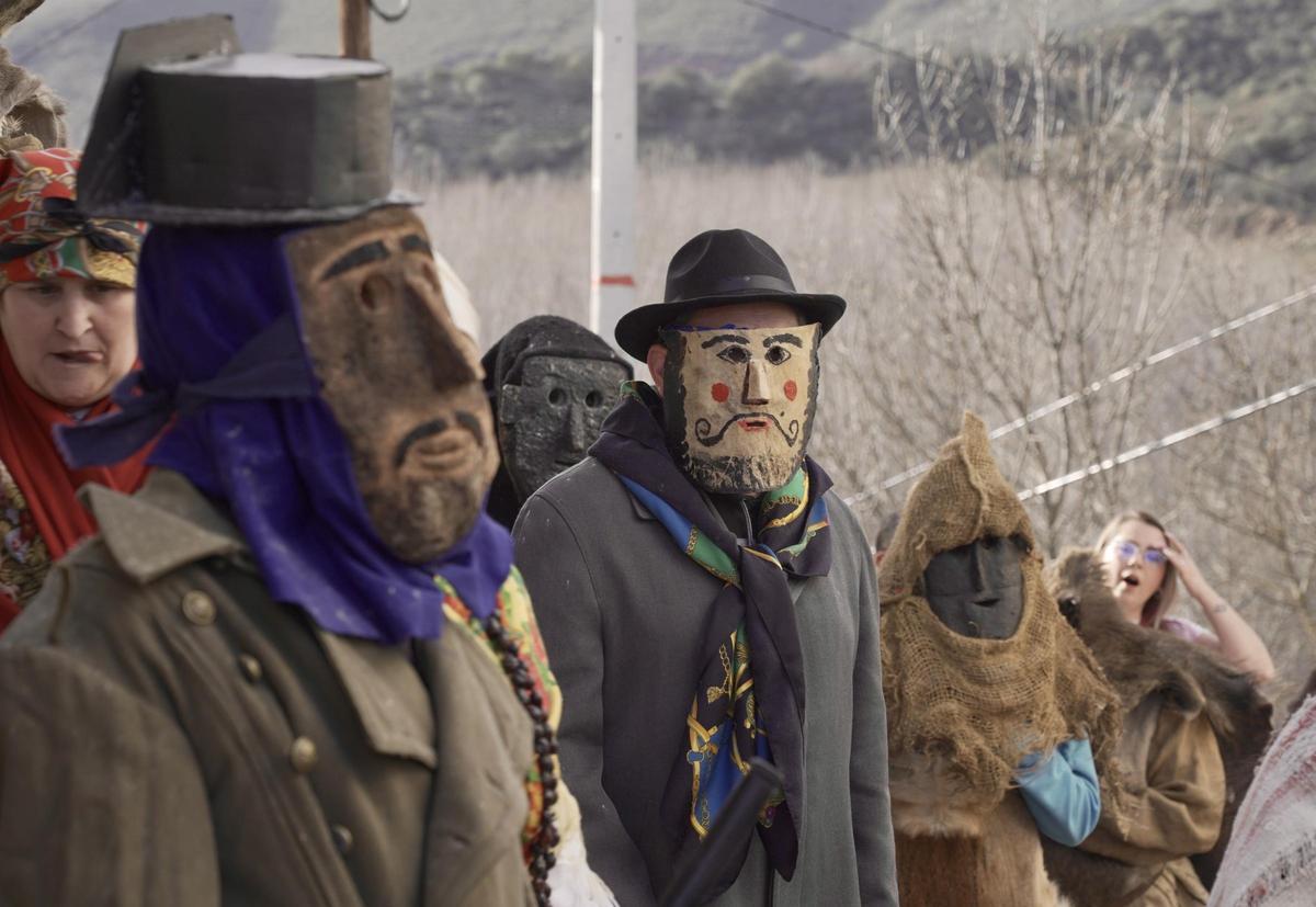 Celebración del carnaval de Pombriego (León)