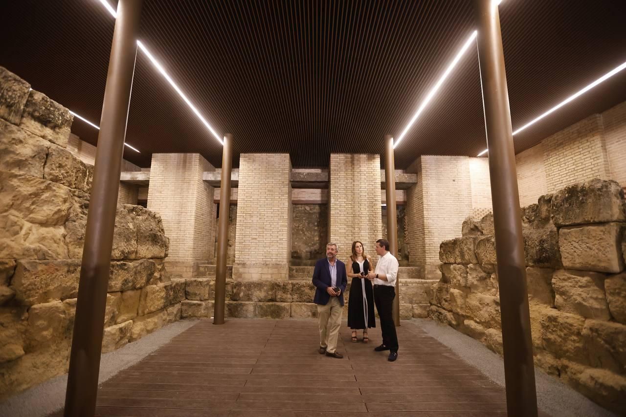 El Templo Romano estrena su nueva iluminación