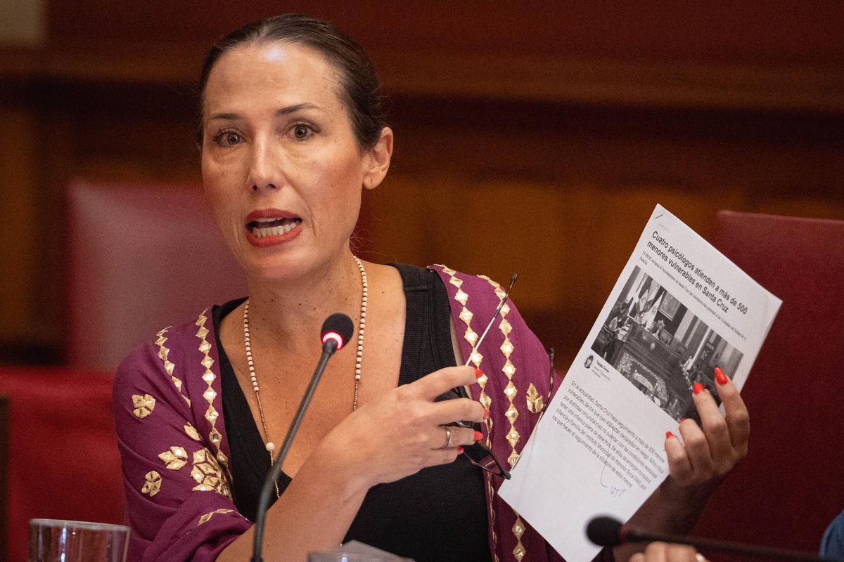 Patricia Hernández, portavoz del PSC-PSOE.