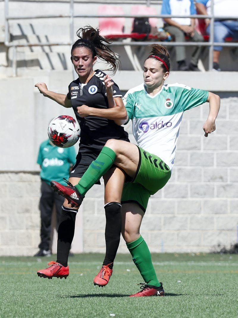 Partido de esta mañana entre el Zaragoza CFF y el Racing Féminas