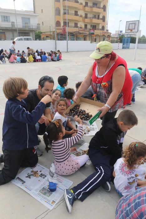 Trencada en el colegio Cervantes.