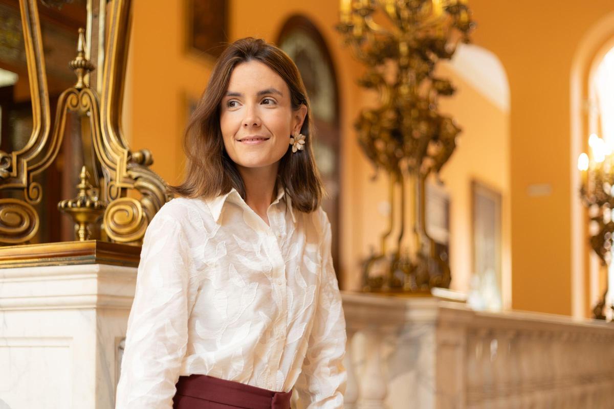 Blanca Gastalver, delegada de Educación, posa en el Ayuntamiento de Sevilla para El Correo de Andalucía.