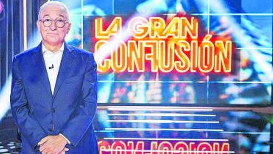 Xavier Sardà, en el plató de ‘La gran confusión’. |   //RTVE