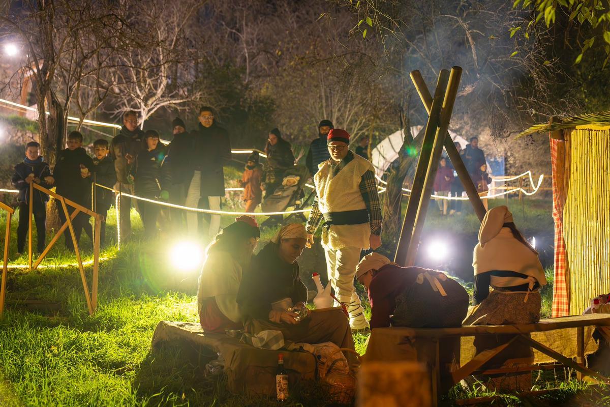 Una escena del Pessebre Vivent de Castell d'Aro, en una imatge d'arxiu