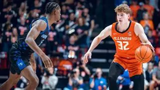 Así fue el debut de Kasparas Jakucionis con la Universidad de Illinois