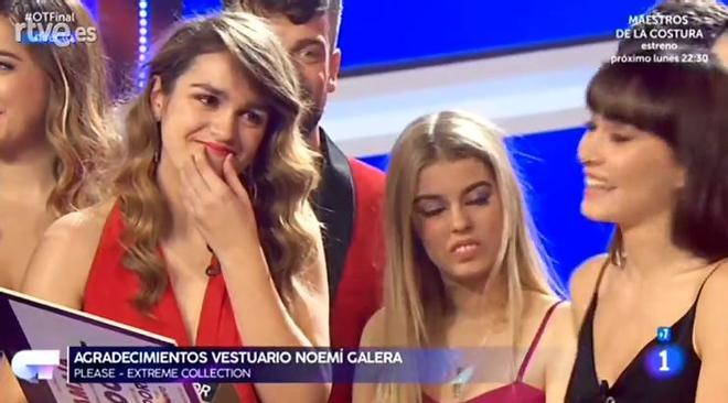 Amaia y Aitana, en la final de OT