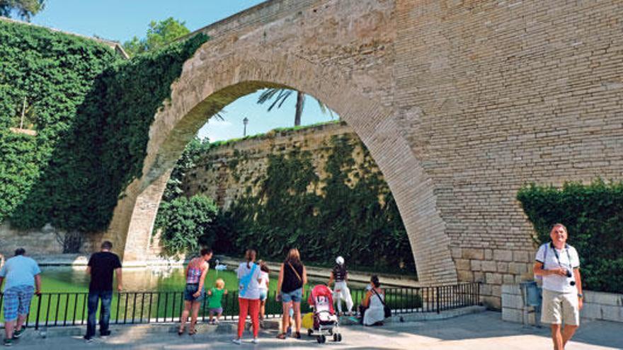 Arco de S´Hort del Rei, antigua atarazana de la Almudaina.
