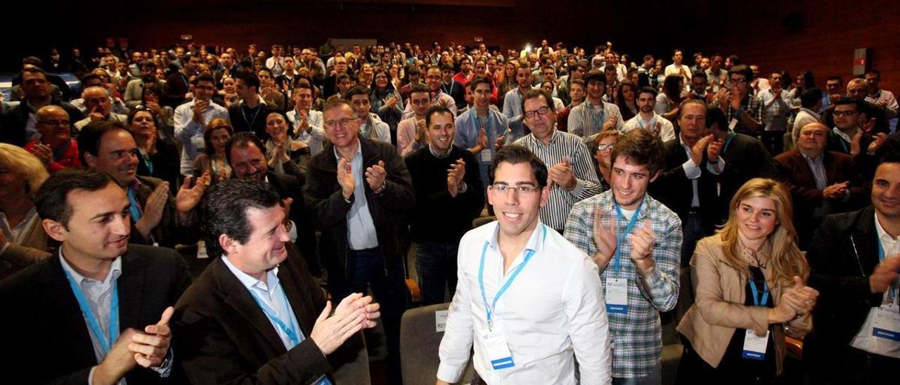 El presidente de Nuevas Generaciones del PP en la provincia de Alicante elegido en el congreso de 2012 celebrado en La Nucia.