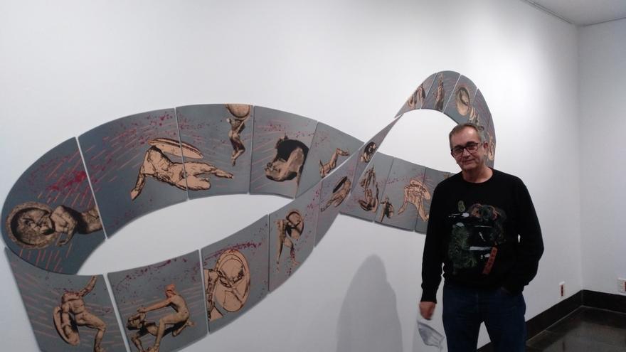 La Bienal de Obra Gráfica de Cáceres llega a su fin con la muestra del grabador Carlos Pérez