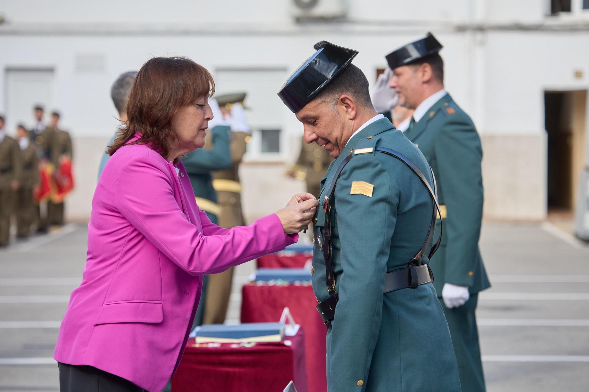 Imatges de la Guàrdia Civil celebrant la seva patrona a Girona
