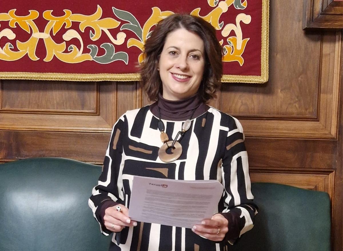 Emma Buj, alcaldesa de Teruel.