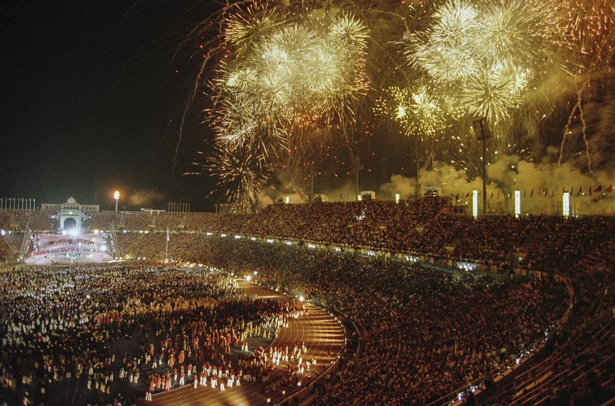 Ceremonia de apertura de los Juegos Olímpicos de Barcelona 92.