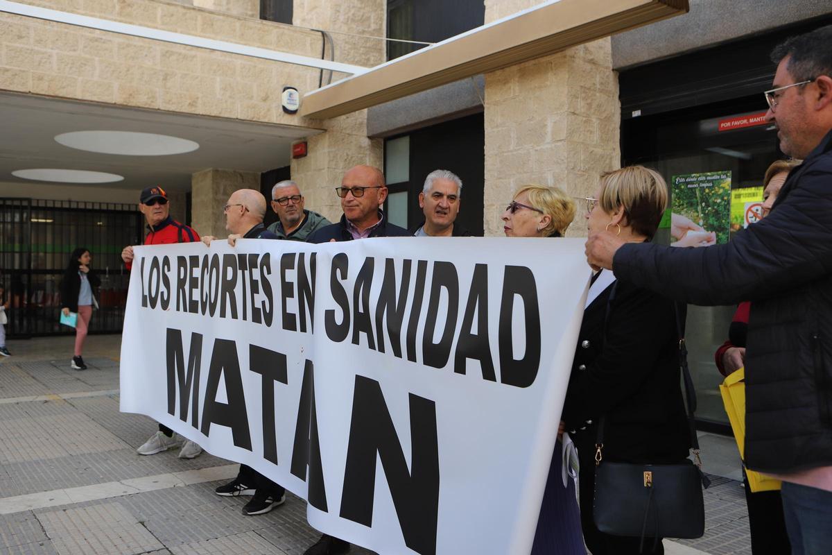 Manifestación de los vecinos de San Cristóbal.
