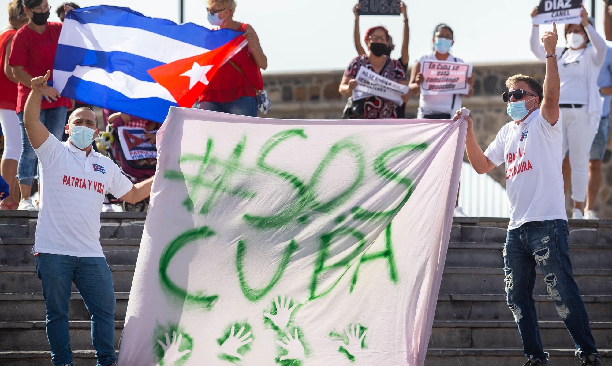 Manifestación por una Cuba libre