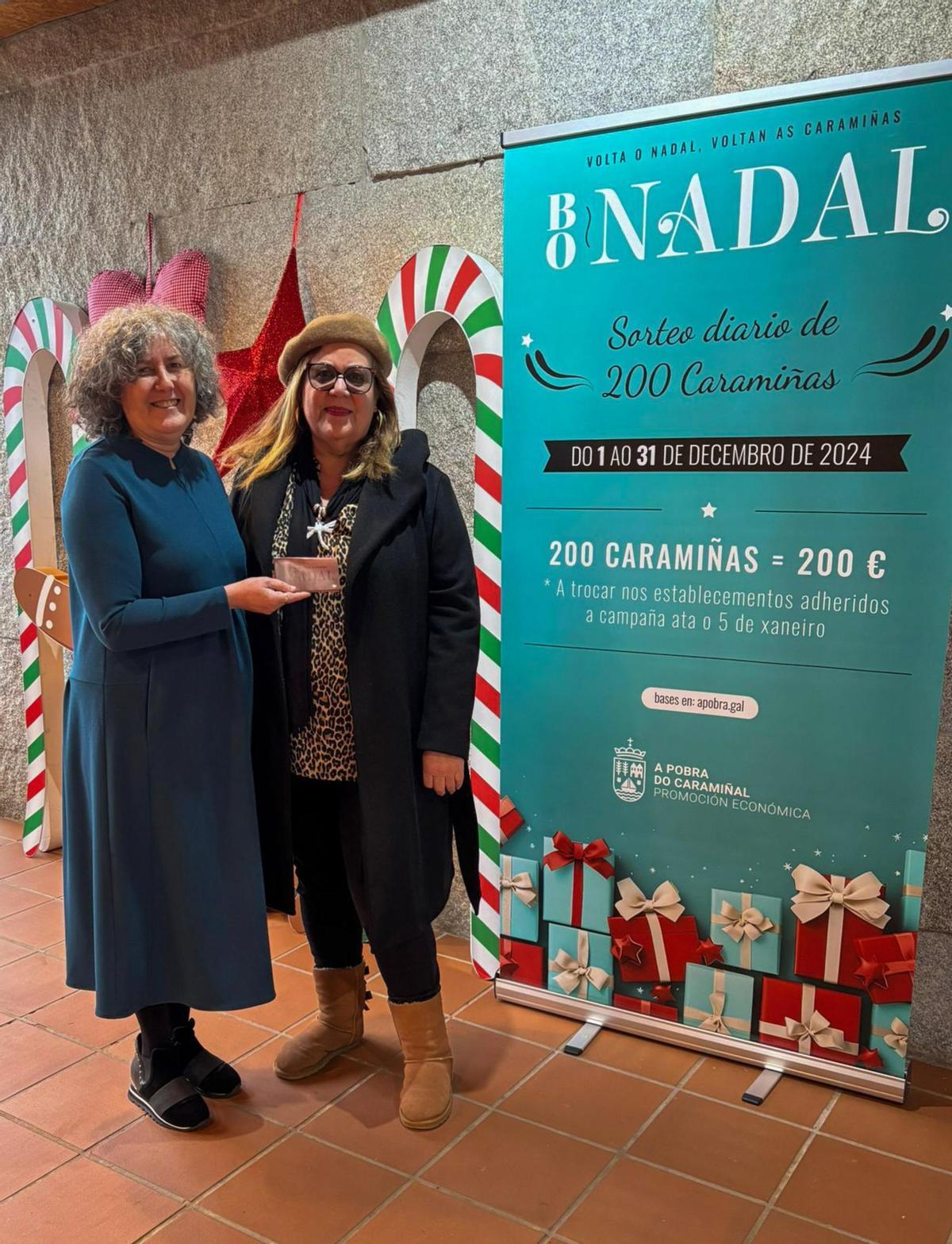 Ganadores de los vales de compra de 200 euros de la campaña de Navidad de A Pobra Ganadores de los vales de compra de 200 euros de la campaña de Navidad de A Pobra