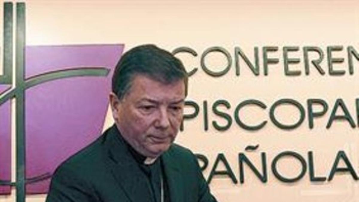 Portavoz episcopal 8 Martínez Camino, obispo auxiliar de Madrid, ayer.