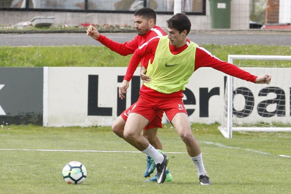 Entrenamiento del Sporting