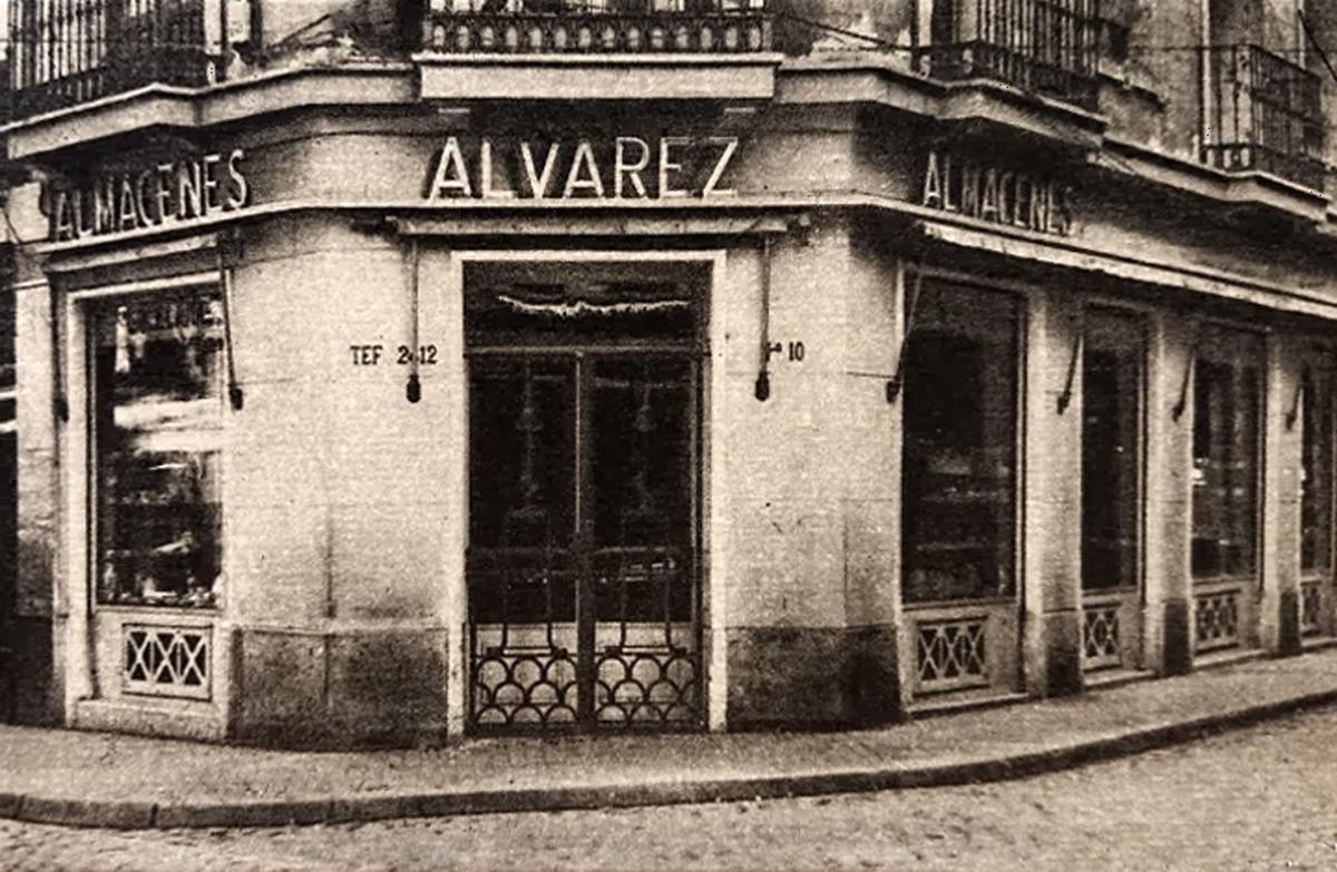 Almacenes Álvarez en 1950