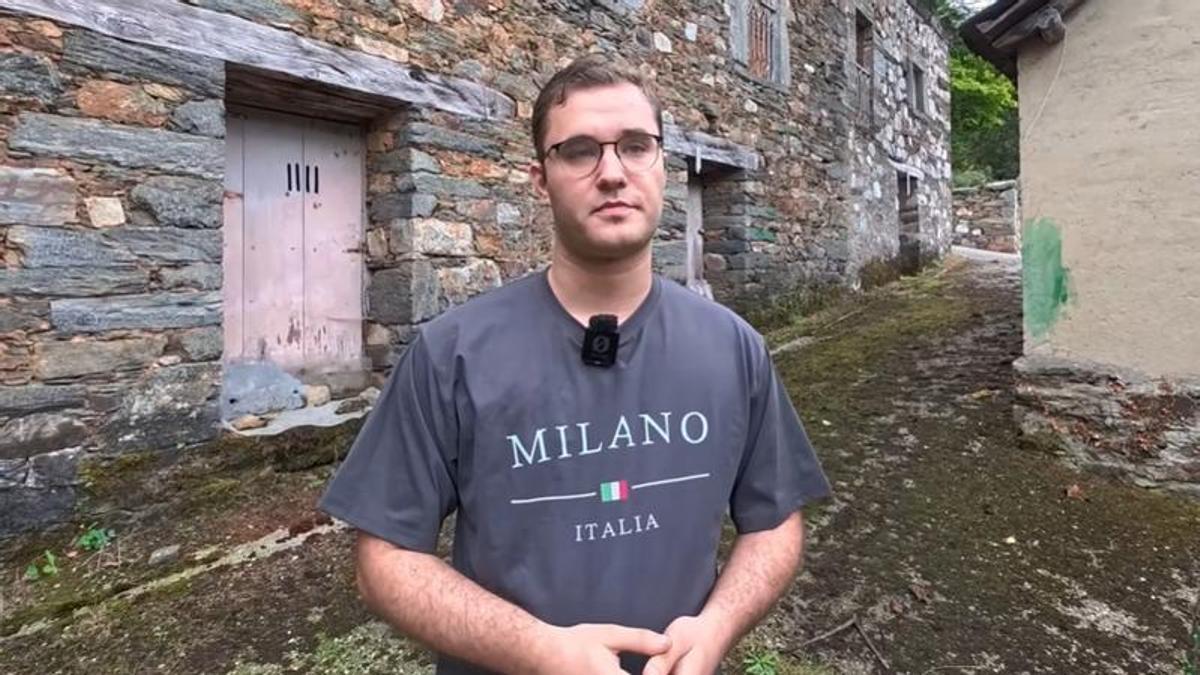Damián (24 años) intenta recuperar el pueblo de sus abuelos en Asturias y busca gente: crea una asociación para  vender casas y atraer gente a este espacio rural 