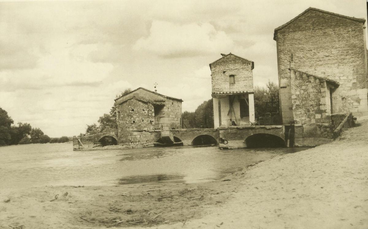 Aceñas de Olivares, en una imagen antigua de archivo.