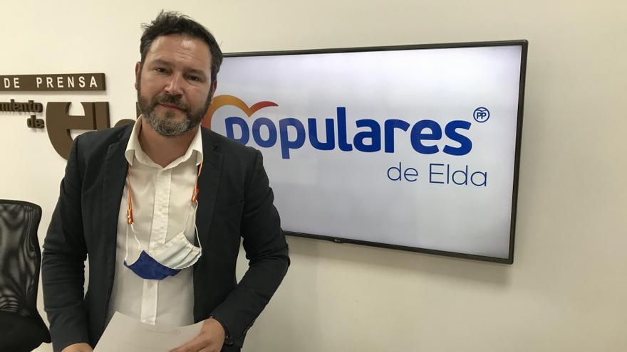 Fran Muñoz, portavoz del grupo municipal del PP en Elda.